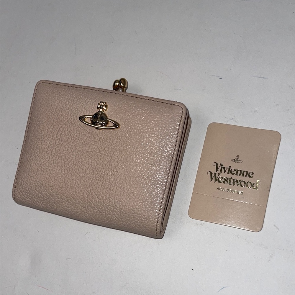 Vivienne Westwood Balmoral Small Wallet – 2015 – Powder Pink Leather – New with - Picture 6 of 11